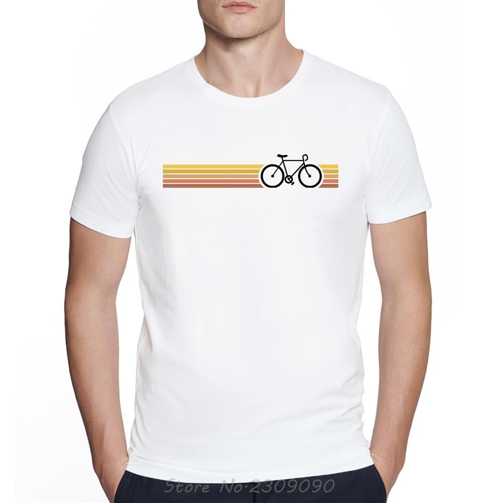 

Vintage Mens Creative Retro Bicycle Cycling Print TShirt Oneck Tops Tees Summer Hip Hop Tshirt Men Cotton Summer T Shirt 4XL