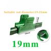 6Pcs Greenhouse Film Clamps Garden Tarpaulin Netting Tunnel Hoop Pipe Clamp Shed Row Cover Shading Frame Support Planting Tools