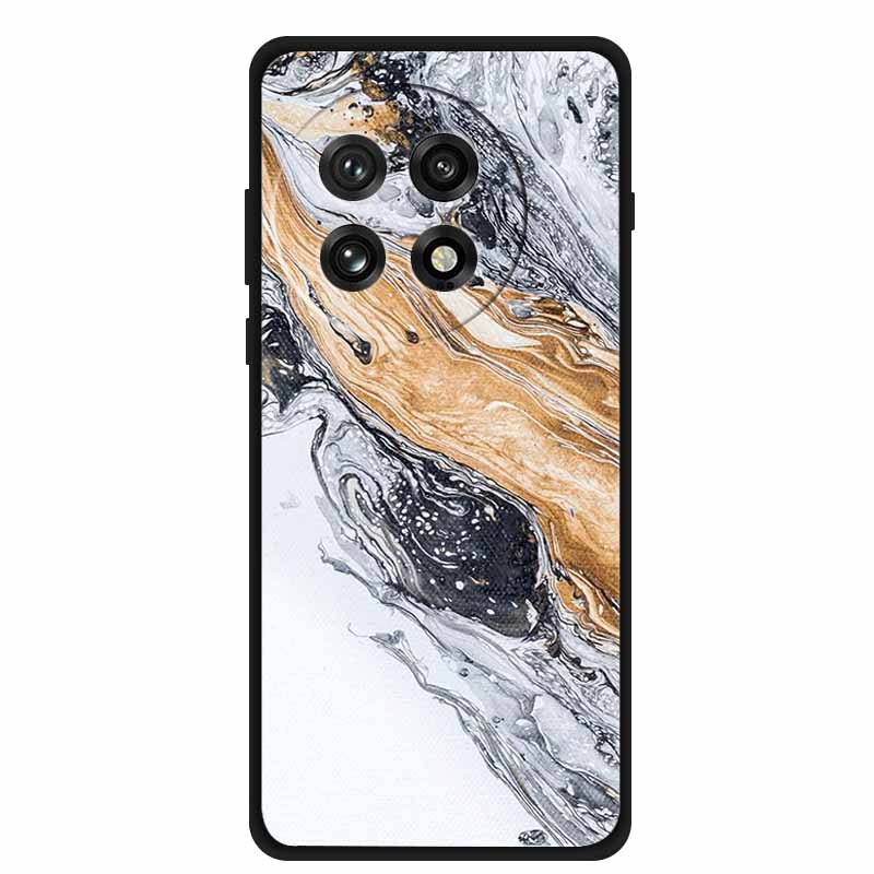 

Marble Soft Case For Oneplus 13R Fashion Black Edge Capa Silicone Back Cover Shockproof Phone Case for Oneplus ACE 5 ACE5 Pro Oneplus ACE 5