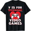 Video Game Valentines Day Youth Teen Girls Gamer Gaming T-Shirt