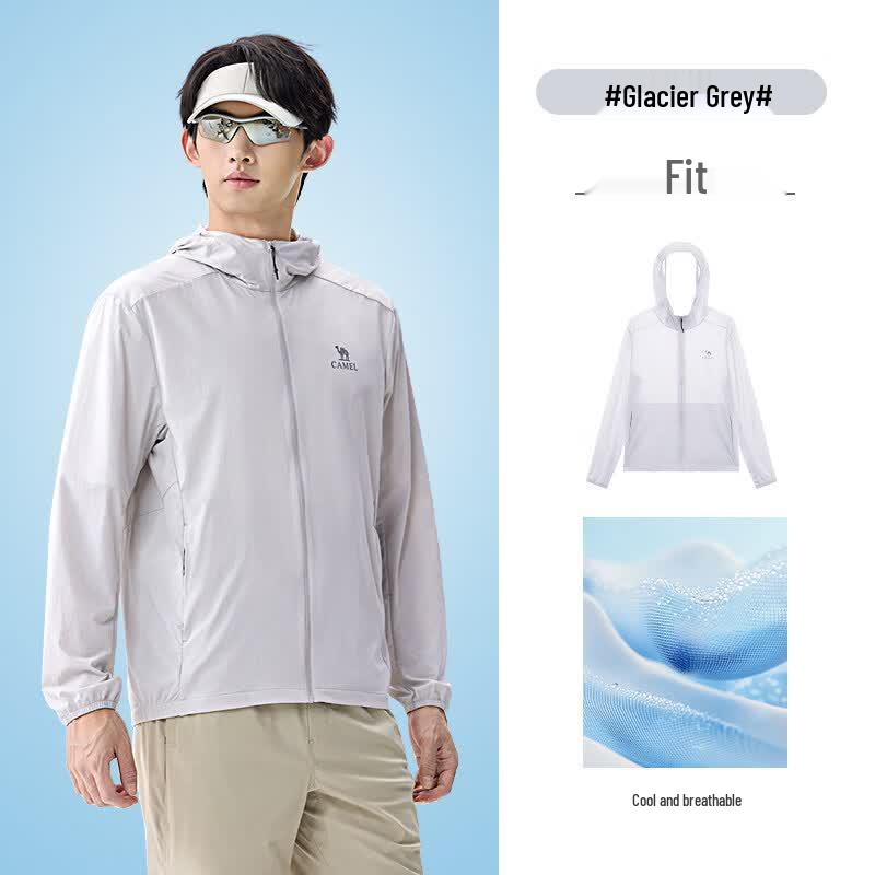 Camel Unisex UPF 50+ Sun Protection Jacket M