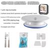 Wheat Straw Cake Turntable Decorating Set - Rotating Baking Tool for DIY Projects