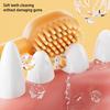 Pet Toothbrush with Soft Silicone Heads Dental Care Kit for Dogs Cats Ergonomic Handle Removable Heads Pet Tongue Cleaner for Oral Hygiene & Bad