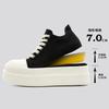 Commuter Heightening Muffin Derby Shoes Women'S Platform Canvas Shoes Men'S Niche Sports High Street Couple Big Head Board Shoes