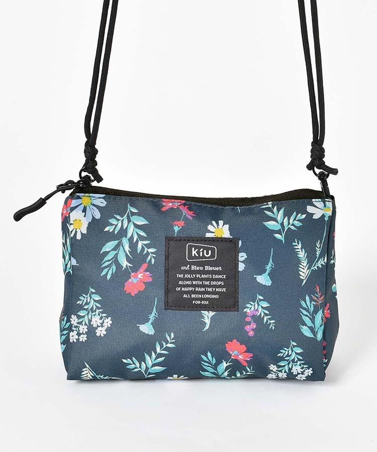 [KiU and BleuBleuet] BleuBleuet KiU Paracord Sacoche Pouch Shoulder Bag (Flower NV)