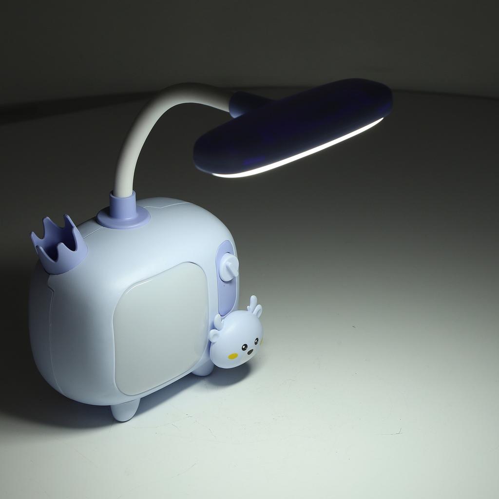 Kids Reading Light TV   Base Silicone Gooseneck USB   Soft LED Light Kids Desk Lamp for Students Study Work