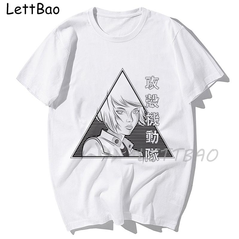 Arise Gits Ghost In The Summer Women T Shirts Streetwear Harajuku Japan Anime Kusanagi Motoko M