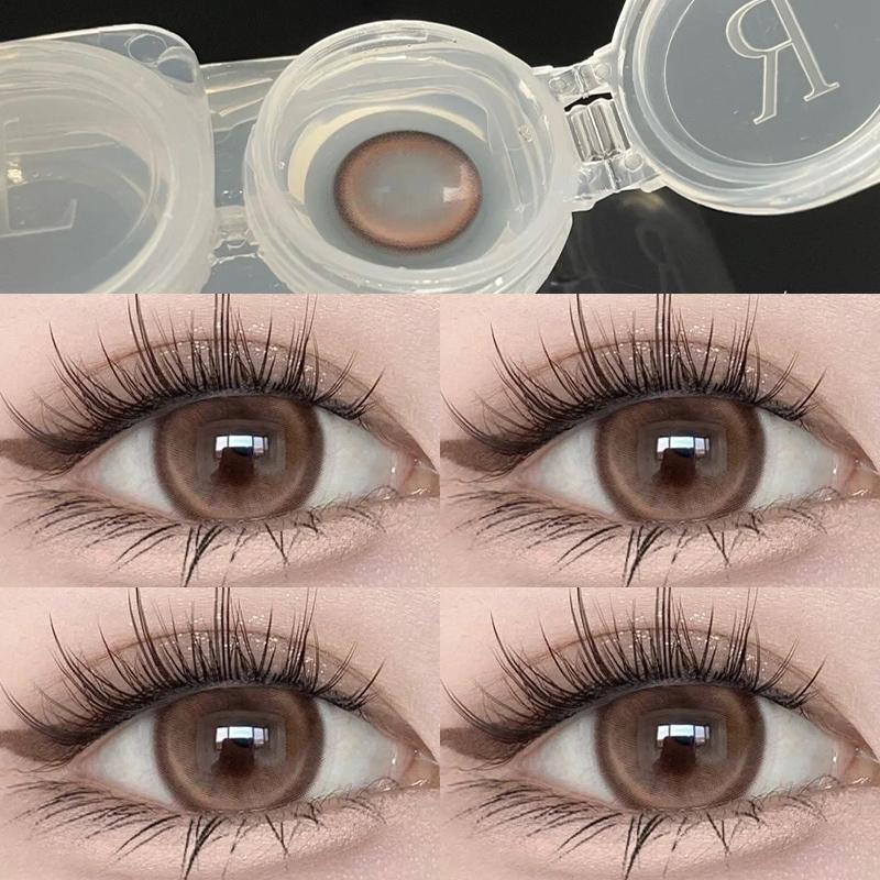 MillCreek farebné kontaktné šošovky Big Eyes 14,5 mm myopia, ročné použitie, stupňovité kontaktné šošovky