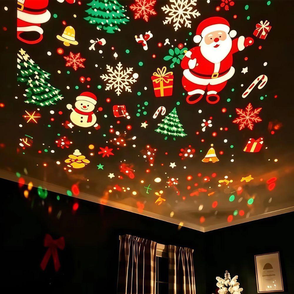 HD Ceiling Projector 6 Festive Scenes Projection Light DIY Night Lamp Home