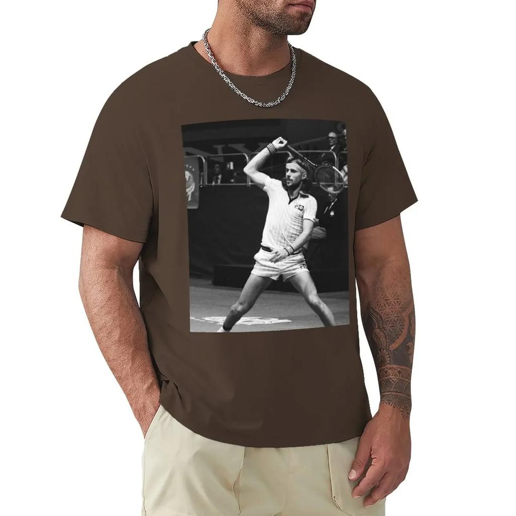 Borg The Ice Unisex Tennis Legend TShirt blanks oversized t shirt tees graphic shirts fruit of the loom Unisexs t shirts