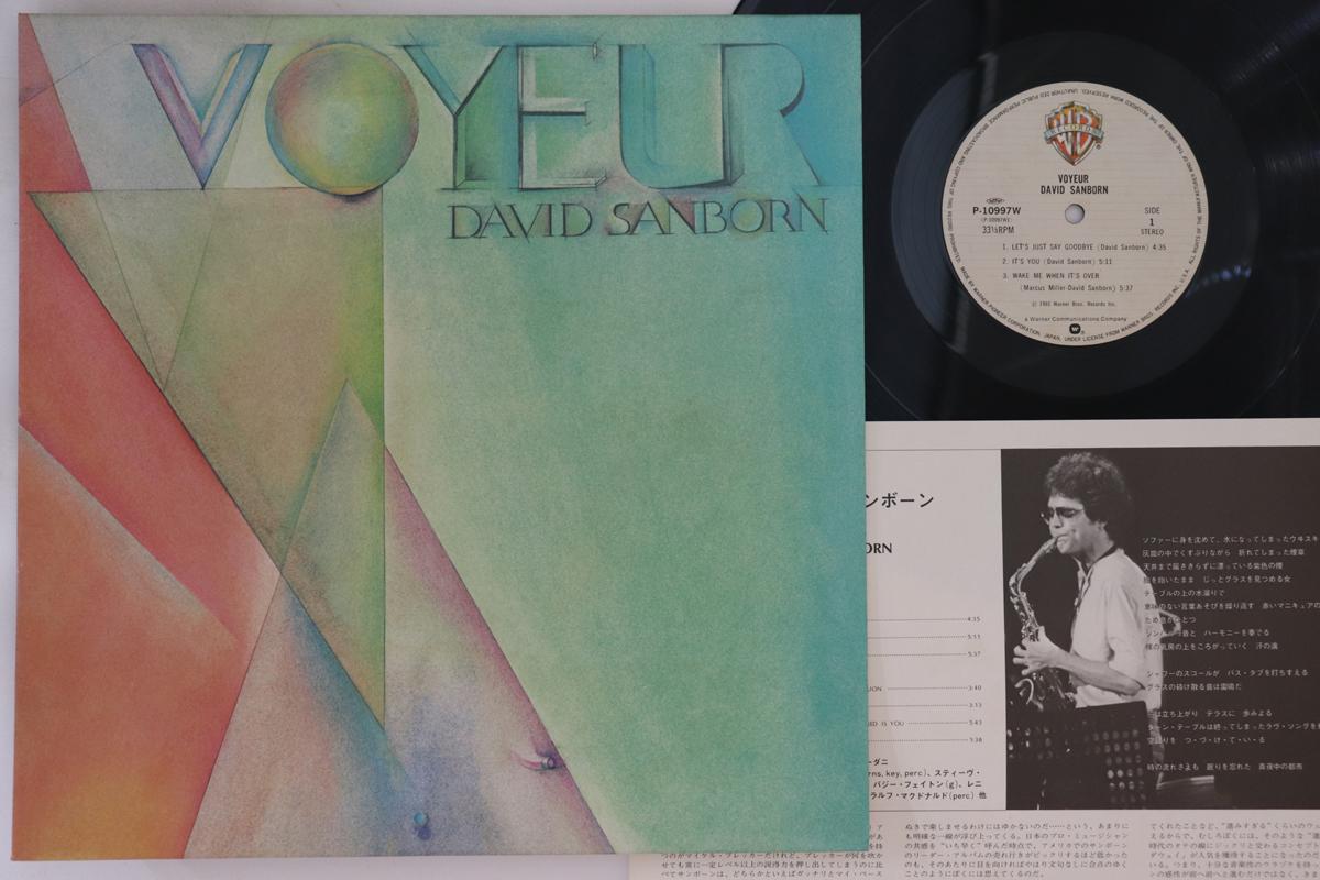 

LP Record DAVID SANBORN - Voyeur P10997W WARNER BROS 1981 Japan Jazz Used