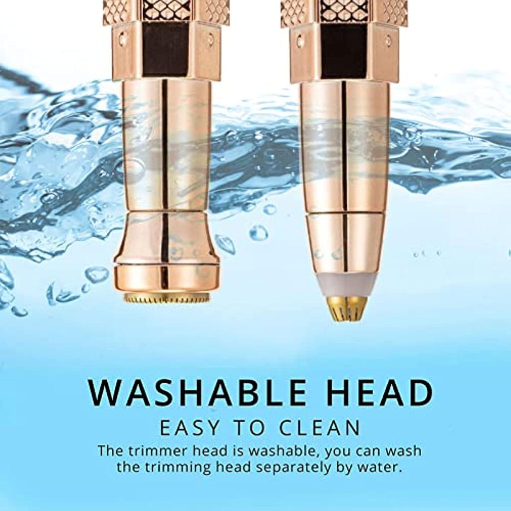 4 in 1 Eyebrow Trimmer Rechargeable Facial Hair Remover for Women Eyebrow Razor and Hair Remover Built-in LED Light