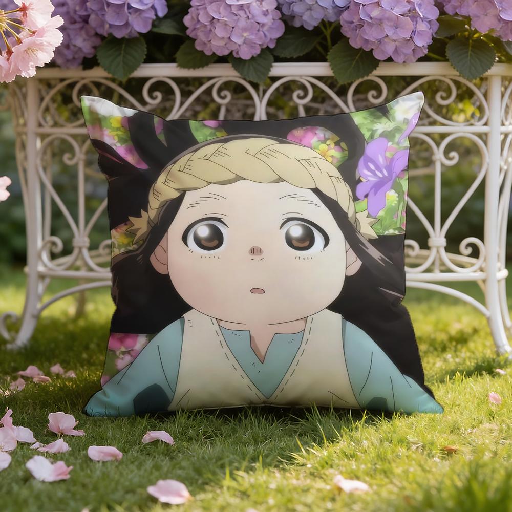Anime T-To Your Eternity S-Season 3 Cushion Cover Home & Car Dual-Scene Pillow Cover: Reversible for Premium Comfort