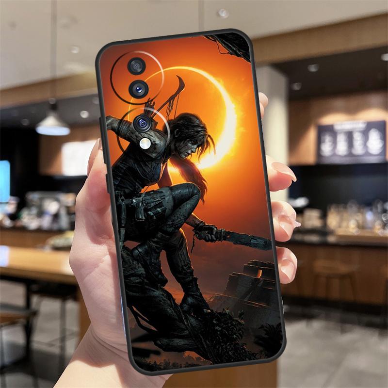 

Lara Croft Tomb Raider Case For Honor Magic 7 5 6 8 Lite Honor 400 200 Pro 50 70 90 X8c X9a X9b X9c X9d Win RT Cover Honor 70 Lite