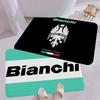 B-Bianchi Logo Rowerowe Wycieraczka Przed Drzwi Styl Nordycki Sypialnia Salon Wycieraczka Dom Balkon Antypoślizgowy Nowoczesna Dekoracja Domu