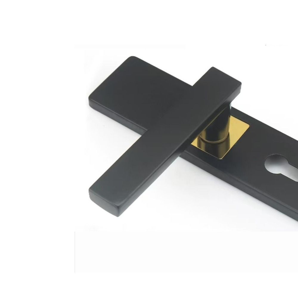 Silent Bearing Door Handle Lock Metal Security Door Handle Mechanical Main Door Lock  Home Hardware