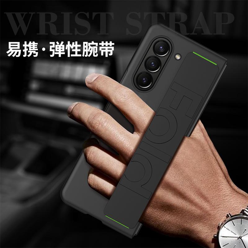For Samsung Galaxy Z Fold 8 Ultra / 7 6 5 4 3 2 / Z Fold Special /W25 Case Luxury Ultra Thin Matte Wristband Folding Hard Cover