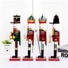 Christmas Nutcracker Ornament 12 inch Traditional Painted Wooden Nutcracker Soldier Doll Nutcracker Figures Holiday Party Tabletop Christmas