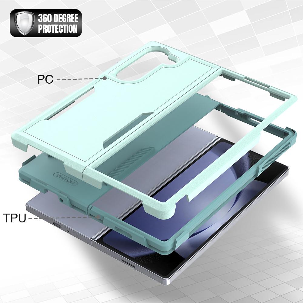 2IN1 Military Grade Heavy Duty Hybrid hard Phone Cases For Samsung Galaxy Z Fold 7 6 5 4 Shockproof Armour Protective Back Cover