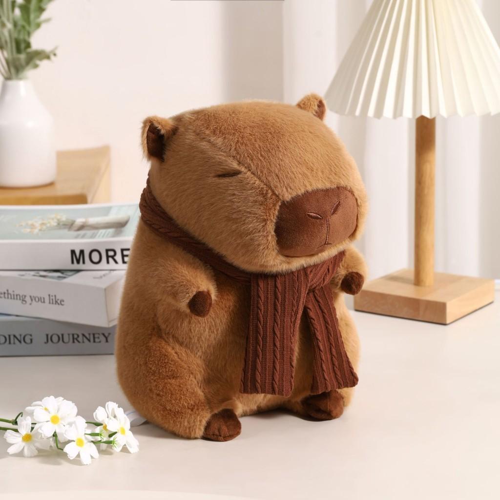 Adorable Capybara Plush Toy Creative Cute Animal Doll Soft Pp Cotton Material Birthday Gift