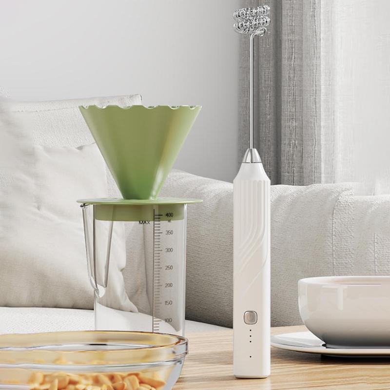 Electric Coffee Milk Foaming Mixer Coffee Creamer Whisk Handheld Egg Beater Froth Mixer Kitchen Automatic Whisk Baking Accessor
