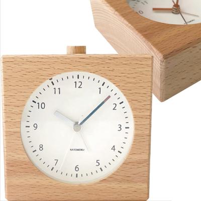 KATOMOKU Alarm Clock 5 Natural km-78NA Wooden Alarm Clock 11.2 X 11.8 X 4.6 Cm
