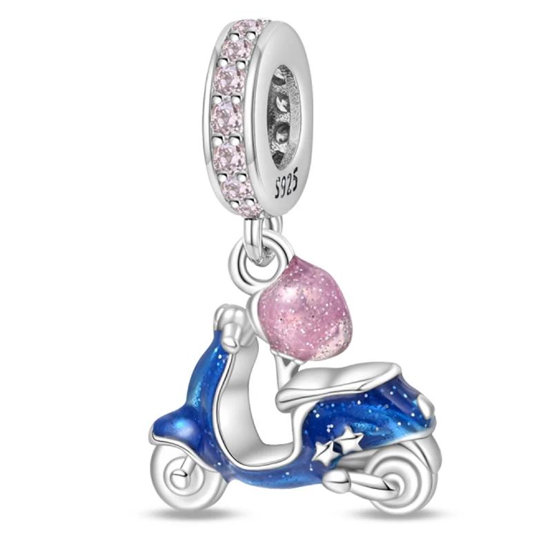 Charms Perlen Kupferrosa Parfümflasche Buchstabe Leuchtendes Glühwürmchen Tarotkarte Perlen Passend für DIY Armbänder Schmuck