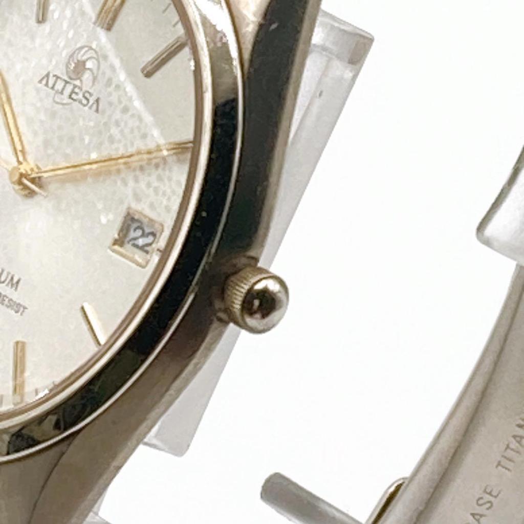 Used CITIZEN ATTESA Men's Watch Quartz Operation Titanium 419