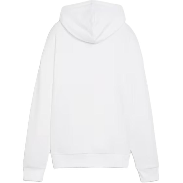 Puma Ess+ Script Casual Comfortable Letter Pullover Hoodie Long Sleeve Sweatshirt Women Sweatshirt White 679348-02