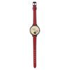 Fieldwork Analog Moomin Stylish Wood Pattern Glass Comes In a Dedicated Cute Faux Leather Suitable for and Little Women's Watch, Design, Print, Box,