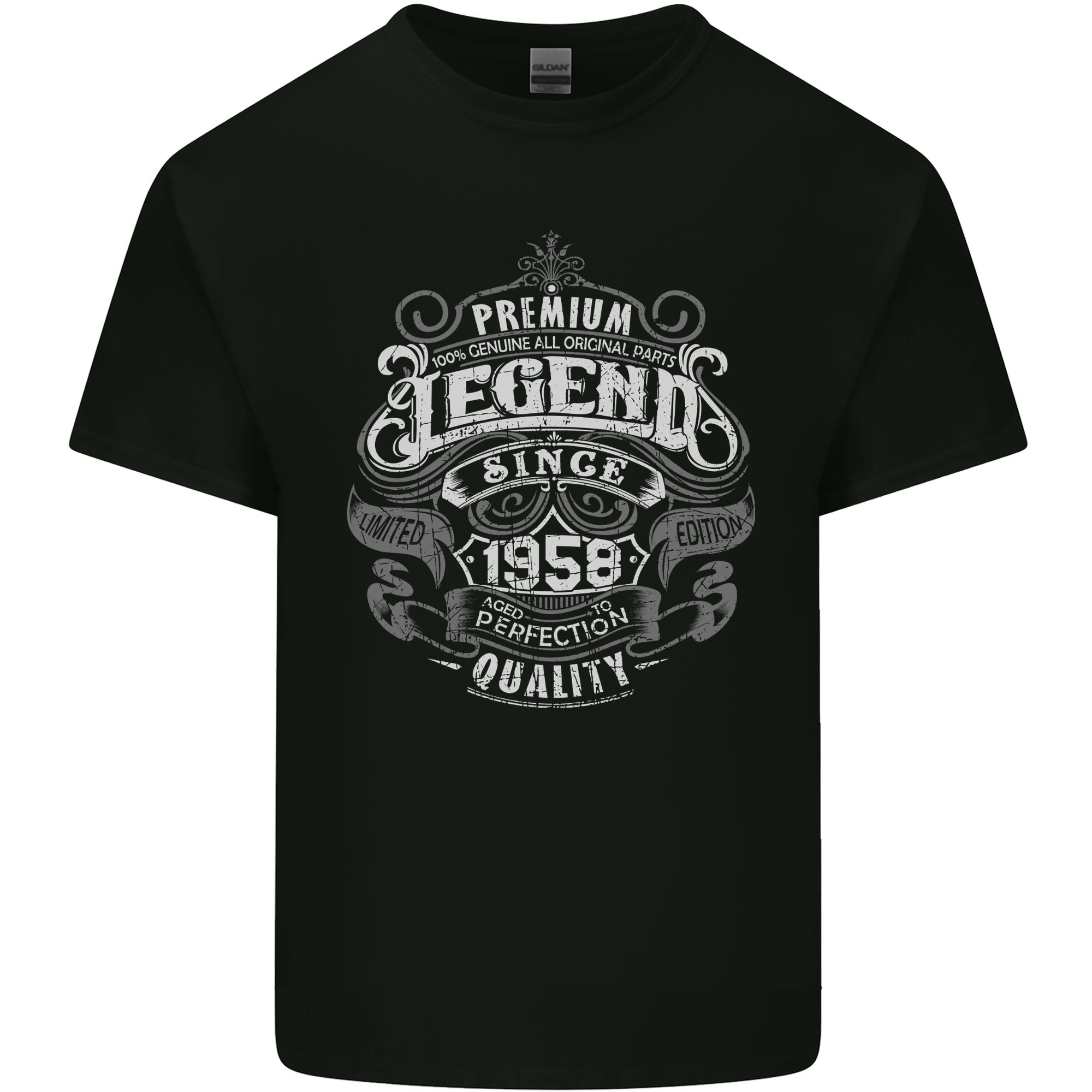 Premium Legend 68th Birthday 1958 Unisexs Light Cotton TShirt S