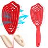 Lightweight Curved Detangling Brush Stylish Hairbrush for Women Hair Comb For Effortless Styling Wet and Dry Hairbrush