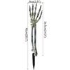 Halloween Scary Props Realistic Skeleton Head Human Hands Arms for Home Garden Haunted House Party Decor