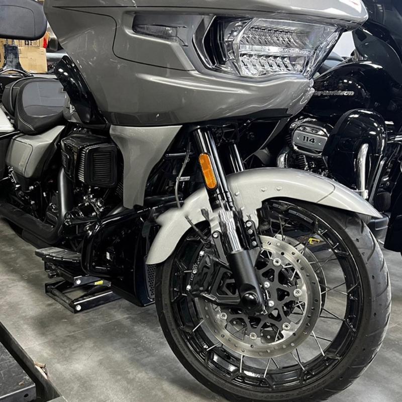 Quick Install Motorcycle Axles Protector Aluminum Construction Weatherproof Designs Front Axles Cap for Bike 121 117 CVO