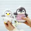 Penguin Plush Apron Toy Keychain Pendant Stuffed Animal Doll Cute Kids Gift