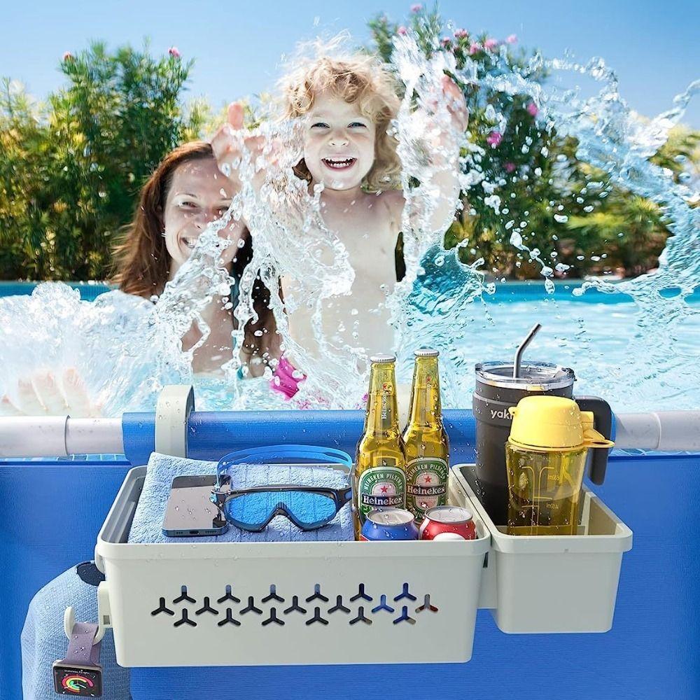 

Thickened Poolside Storage Basket Hanging Storage Container Basket Hang Storage Basket Outdoor