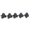 5pcs Plastic Triangular Handle Screw Knob Tightening Screw Set Accessory M10 25mm
