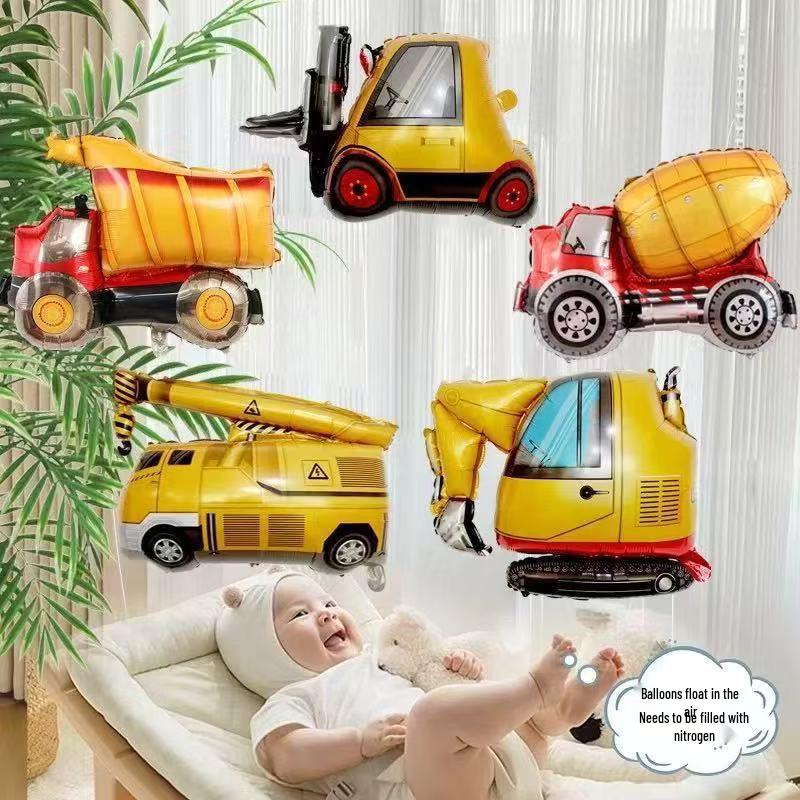 Cartoon Animal & Fruit Helium Balloons for Baby Tracking 