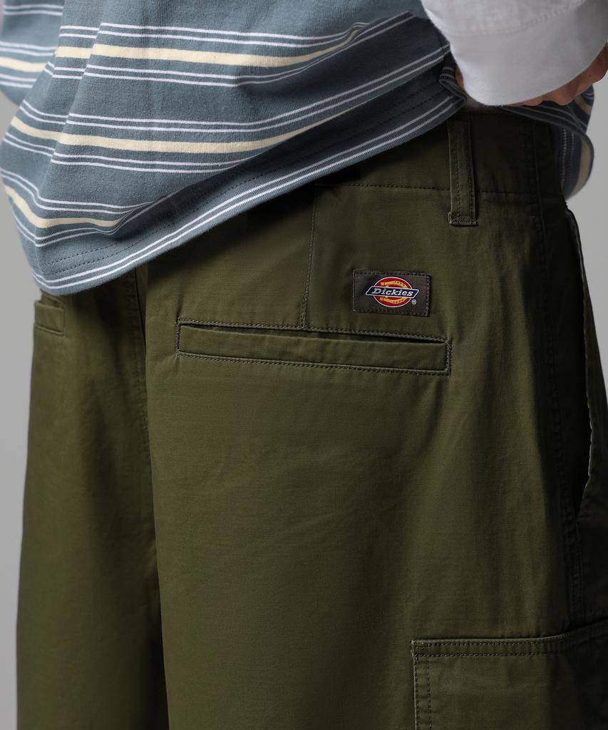 Dickies Washed Twill Cargo Shorts Olive