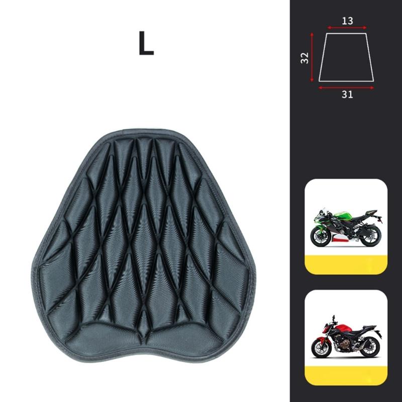 Cuscino Sedile Confortevole Spesso Copertura Traspirante Coprisedile per Moto Ammortizzante Cuscino Sedile Accessorio Moto