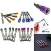 Premium Quality 5pcs 65mm 1/4" Hex Shank Ph2 Single Head Anti Slip Magnetic Screwdriver Bits Set