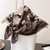 Cashew Print Imitation Silk Scarf Square Scarf High-End Shawl Versatile Neck Small Square Scarf Headscarf Scarf Women