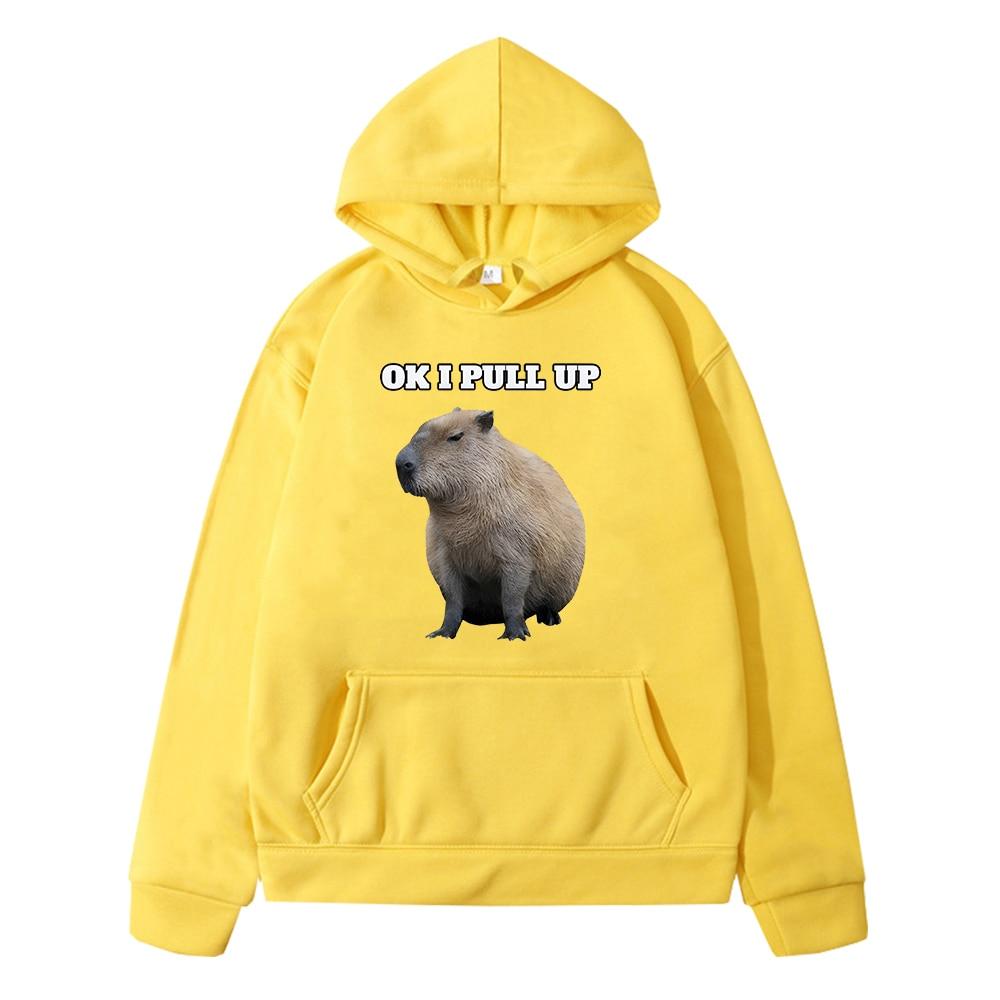 Mikiny Capybara Potisk anime mikina s kapucí Podzimní mikiny dětské oblečení dívky oblečení pro chlapce y2k sudadera Pulovr Dětské oblečení
