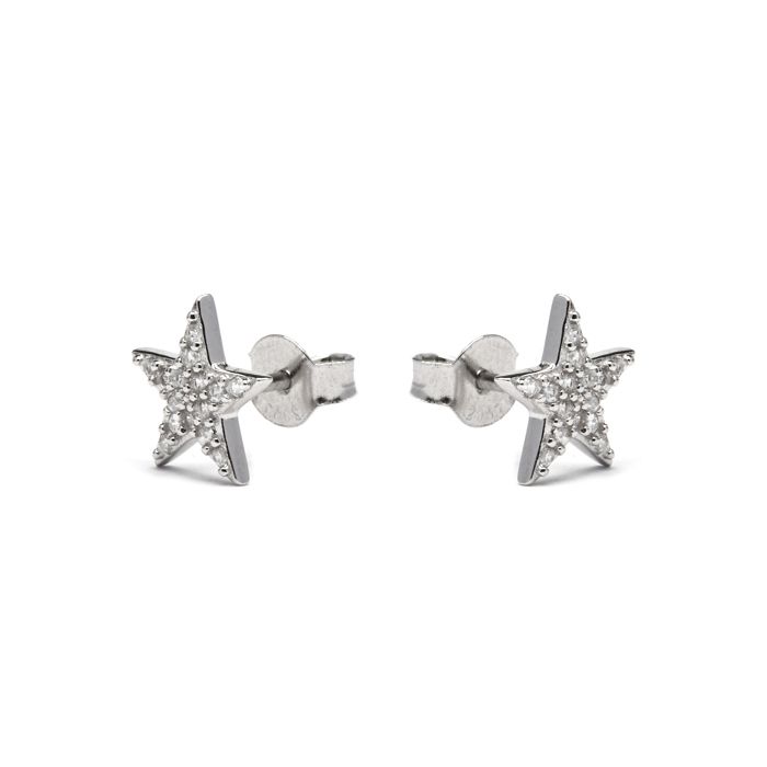 Boucles d'oreilles - LUXENTER - Leilda - Argent 925 - Zircon Cubique - Plaqué Rhodium