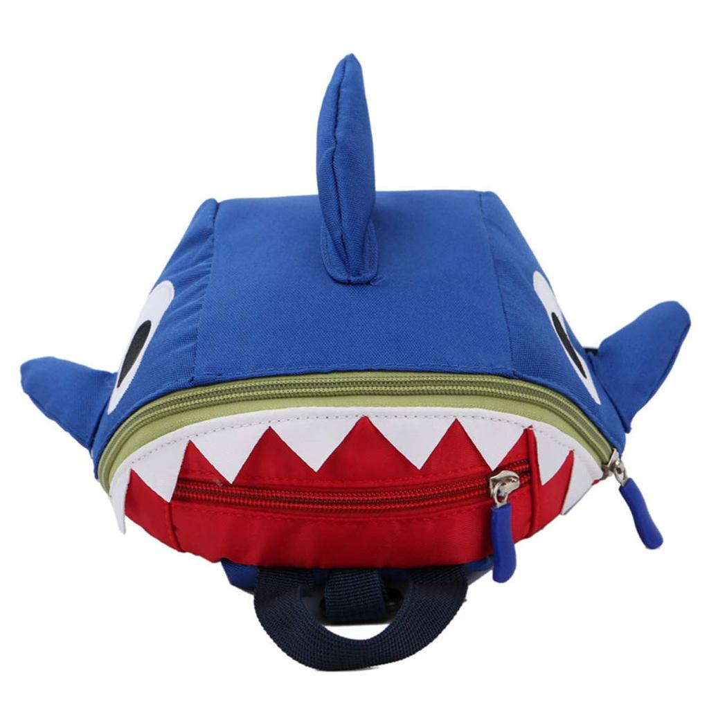 Cute shark backpack for kids with a leash and Waterproof and this baby backpack is perfect for and other preschool Features a harness and a mochi