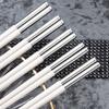New White Chopsticks Set Reusable Chinese Japanese Korean Chopsticks 10 In Anti-Slip Fiberglass Chop Sticks Utensils