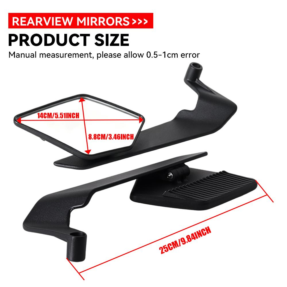 For SUZUKI GSXS750 GSXS1000 GSXS1000F GSX-S250 GSX-S150 GSX S 750 1000 250 150 GS Motorcycle Side View Foldable Rearview Mirror
