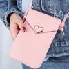 Women's Trendy PU Leather Phone Wallet & Retro Crossbody Coin Purse