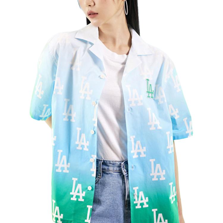 MLB Los Angeles Dodgers Shirt Unisex Blue Green 3AWSM6123-07GNL