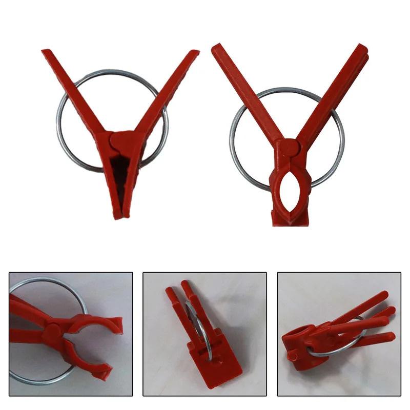 100pcs Garden Tool Graft Clip Graft Clamp For Novice Enthusiast Stable Connection Versatile Ample Quantity Plastic